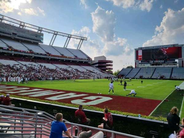 Williams-Brice Stadium, section: 14, row: 6, seat: 21