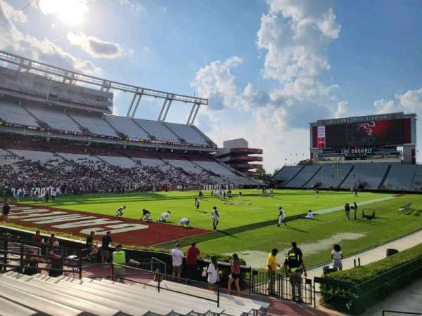 Williams-Brice Stadium, section: 15, row: 12, seat: 10