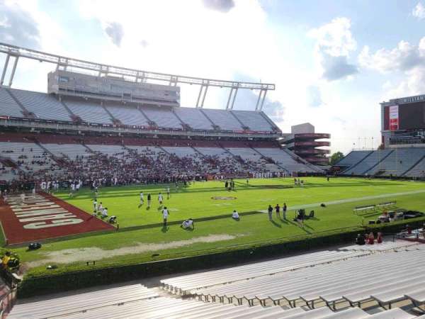 Williams-Brice Stadium, section: 17, row: 22, seat: 10