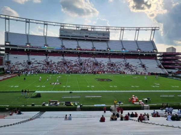 Williams-Brice Stadium, section: 20, row: 32, seat: 16