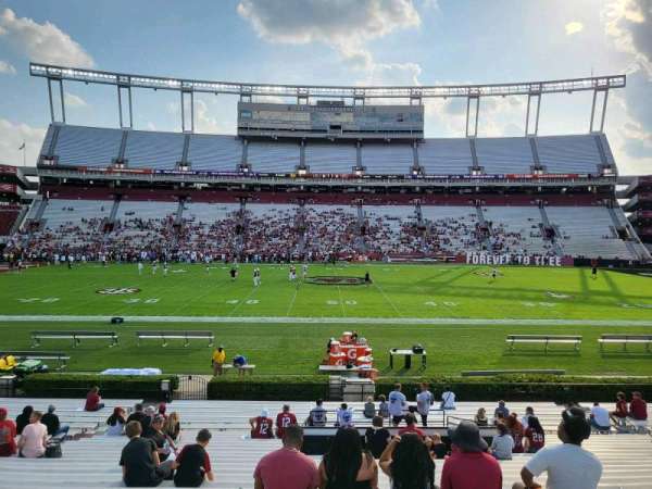 Williams-Brice Stadium, section: 21, row: 24, seat: 22