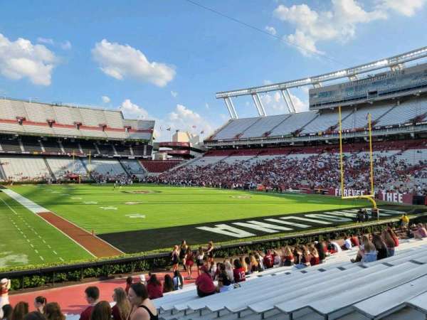 Williams-Brice Stadium, section: 29, row: 17, seat: 7