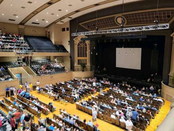 Township Auditorium, section: Second Balcony I, row: a, seat: 10