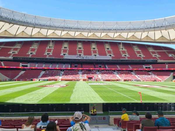 Estadio Metropolitano, Madrid, section: 123, row: 12, seat: 1