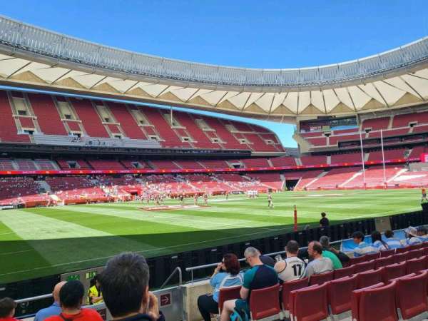 Estadio Metropolitano, Madrid, section: 125, row: 7, seat: 2