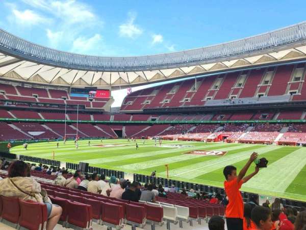 Estadio Metropolitano, Madrid, section: 119, row: 20, seat: 25
