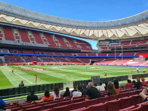 Estadio Metropolitano, Madrid, section: 124, row: 10, seat: 13