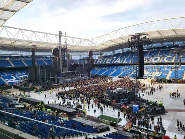 Estadio de Anoeta, section: A10, row: 2, seat: 166