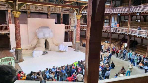 Globe Theatre at Shakespeare's Globe, section: Middle Gallery Bay K, row: d, seat: 46