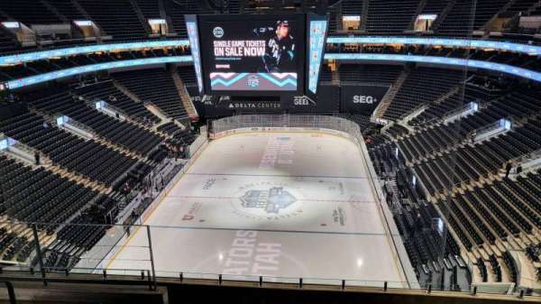 Delta Center, section: 101, row: 8, seat: 9