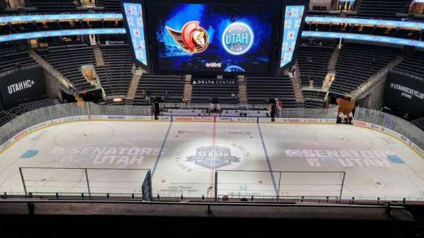 Delta Center, section: 132, row: 10, seat: 3
