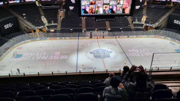 Delta Center, section: 113, row: 8, seat: 5