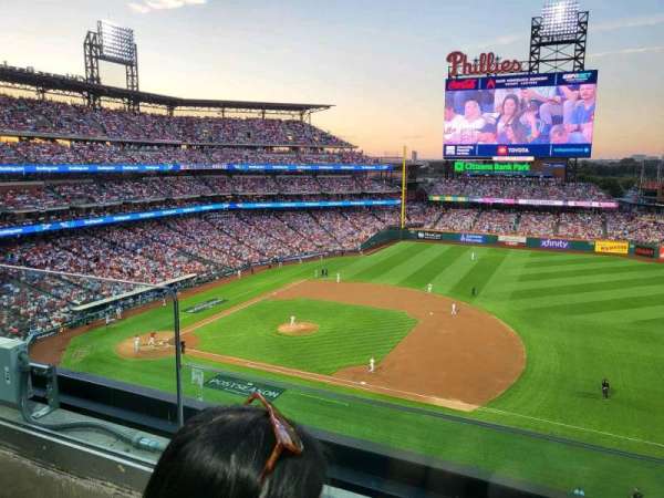 Citizens Bank Park, section: 313, row: 2, seat: 22