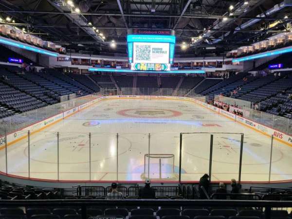Scotiabank Centre, section: 1, row: o, seat: 10