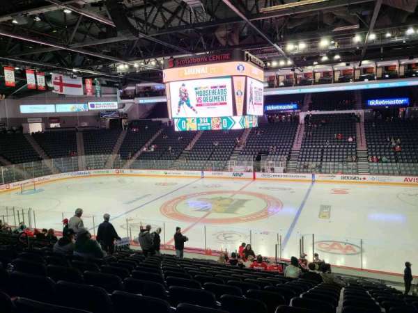 Scotiabank Centre, section: 21, row: v, seat: 3