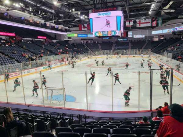 Scotiabank Centre, section: 14, row: l, seat: 7