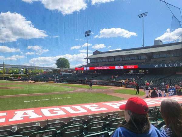 Louisville Slugger Field, section: 118, row: j, seat: 8