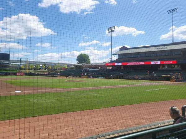 Louisville Slugger Field, section: 120, row: d, seat: 10