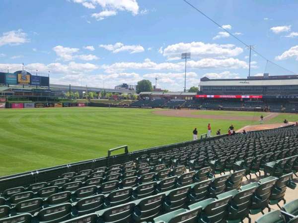 Louisville Slugger Field, section: 128, row: v, seat: 9