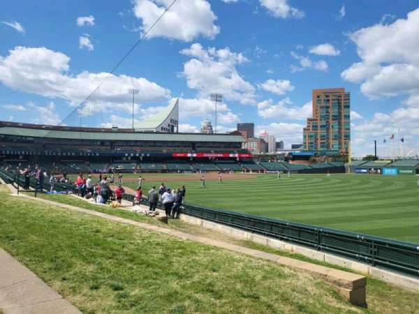 Louisville Slugger Field, section: right field lawn