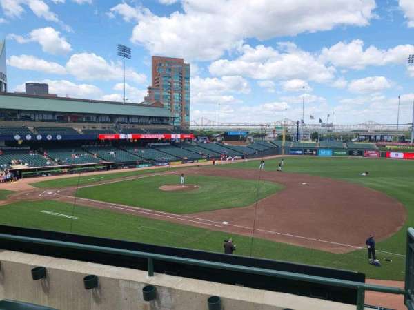 Louisville Slugger Field, section: 208, row: c, seat: 1