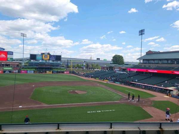 Louisville Slugger Field, section: 220, row: e, seat: 8