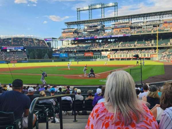 Coors Field, section: 132, row: 14, seat: 7