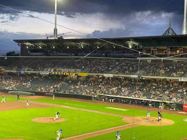 Smith's Ballpark, section: 115, row: 9, seat: 10