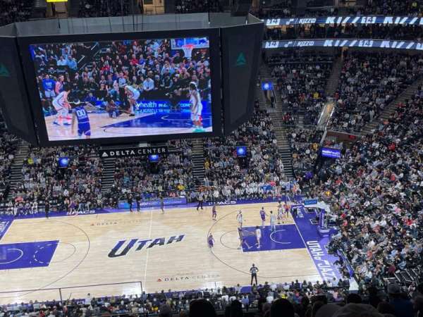 Delta Center, section: 131, row: 12, seat: 13