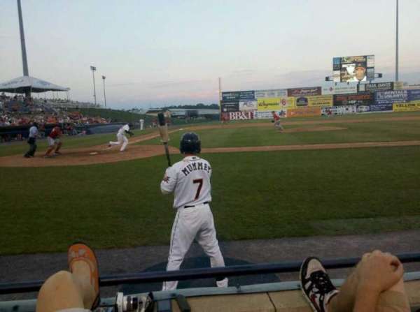 Harry Grove Stadium, section: 109, row: B, seat: 6