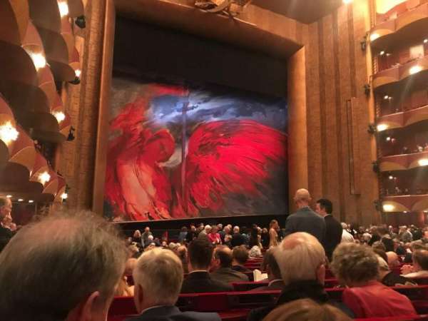 Metropolitan Opera House - Lincoln Center, section: Orchestra L, row: V, seat: 19