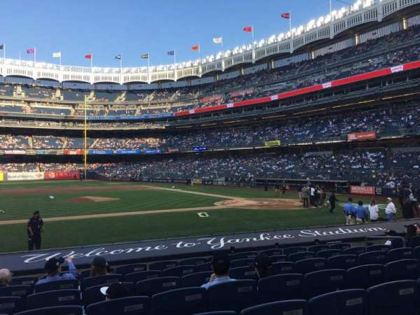 Yankee Stadium, section: 124, row: 1, seat: 5