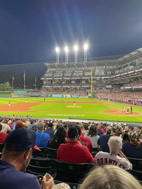 Progressive Field, section: 159, row: AA, seat: 3