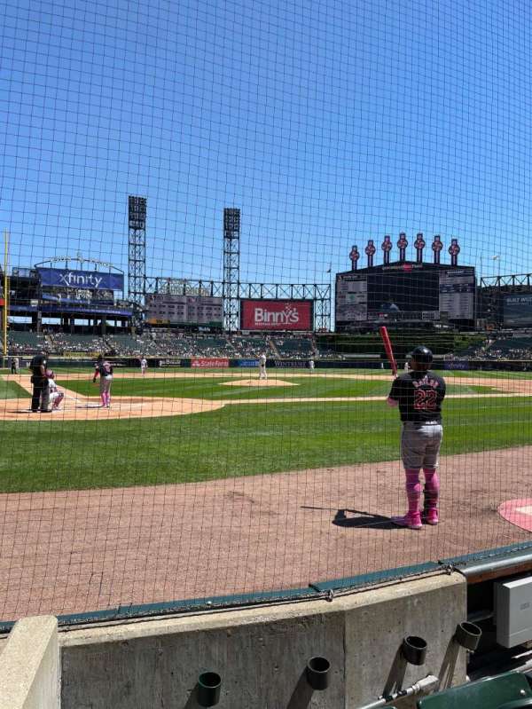 Rate Field, section: 129, row: 3, seat: 5