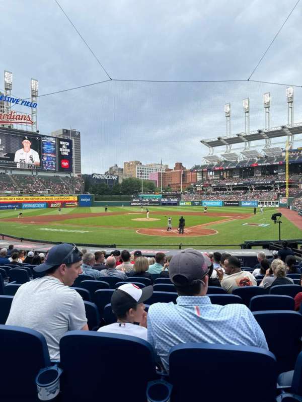 Progressive Field, section: 155, row: T, seat: 7