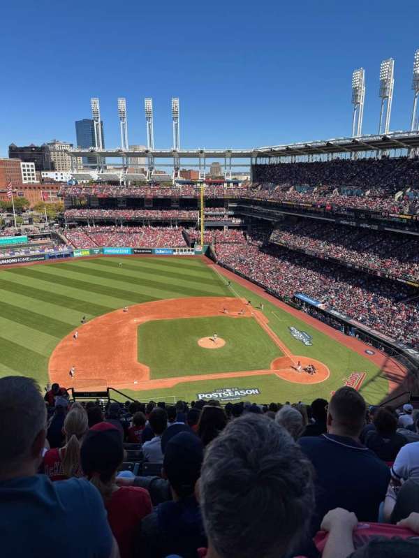 Progressive Field, section: 561, row: N, seat: 18
