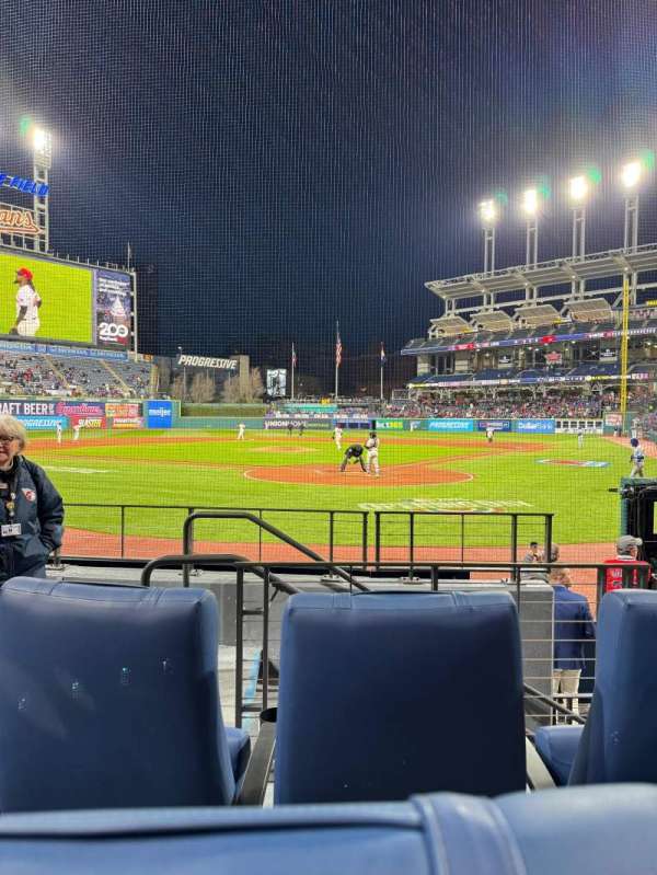 Progressive Field, section: CC3, row: 4, seat: 12