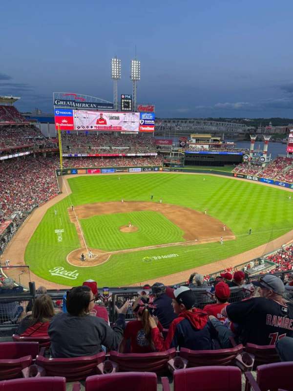 Great American Ball Park, section: 527, row: E, seat: 14