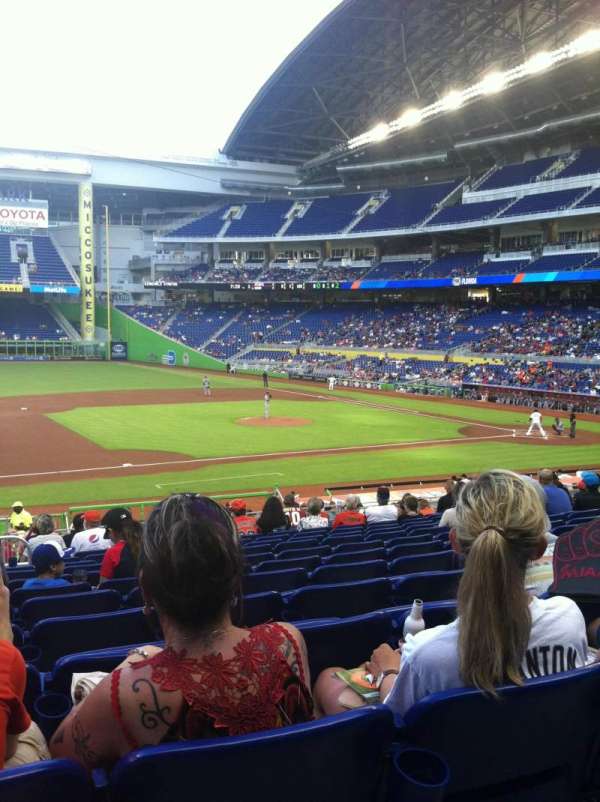 LoanDepot Park, section: 21, row: 14, seat: 24