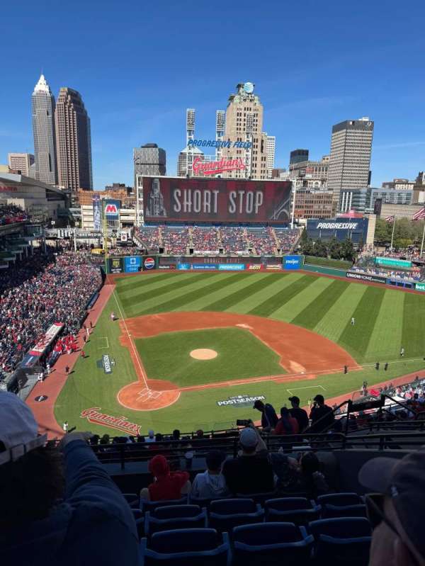 Progressive Field, section: 551, row: K, seat: 7