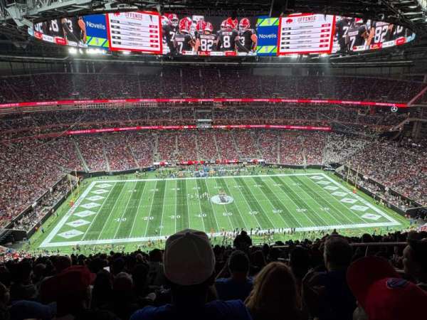 Mercedes-Benz Stadium, section: 313, row: 21, seat: 3