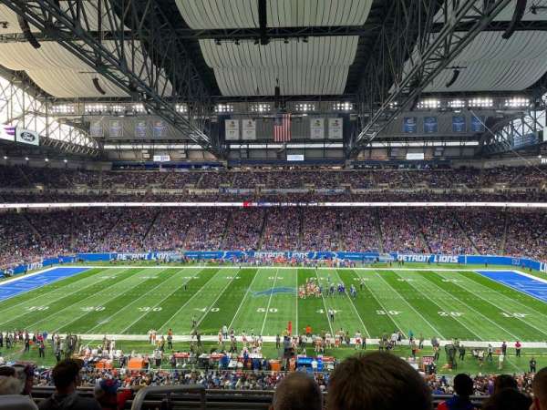 Ford Field, section: 208, row: 6, seat: 1
