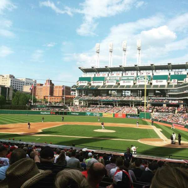 Progressive Field, section: 158, row: BB, seat: 13