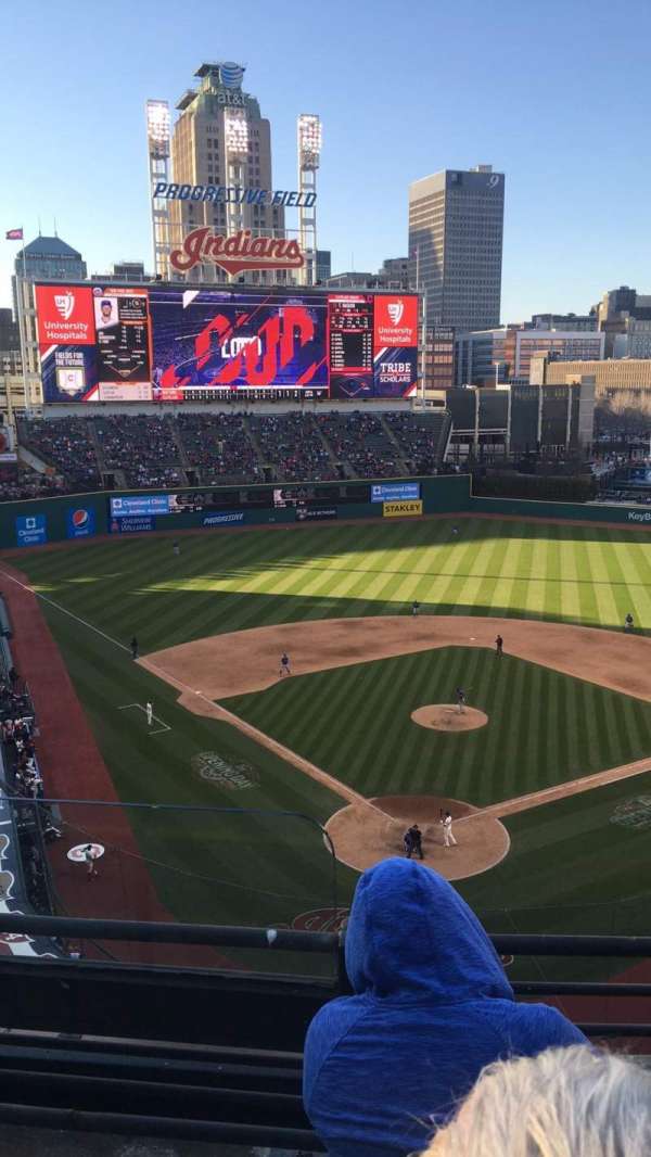 Progressive Field, section: 453, row: C, seat: 15