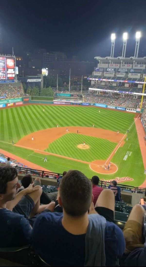 Progressive Field, section: 557, row: Q, seat: 11