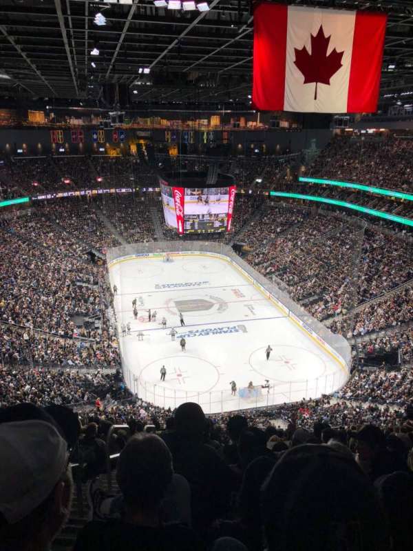 T-Mobile Arena, section: 213, row: S, seat: 16