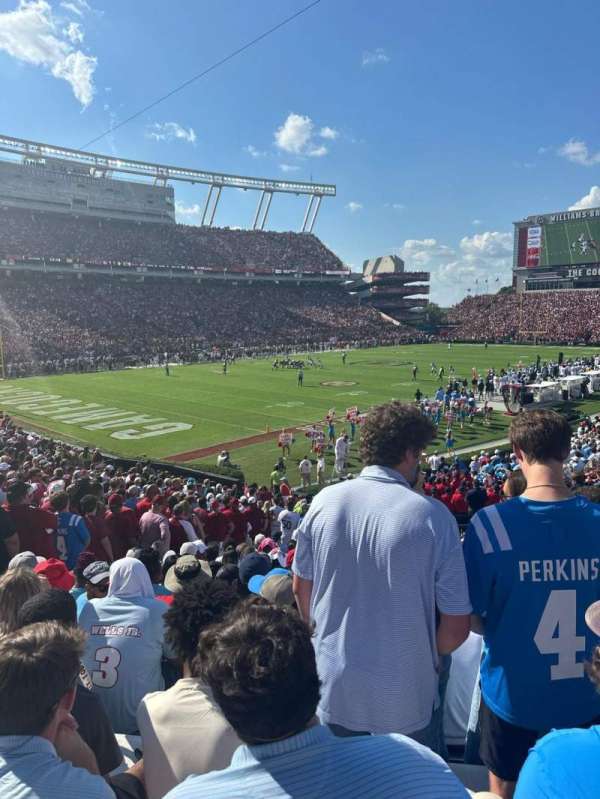 Williams-Brice Stadium, section: 16, row: 37, seat: 15