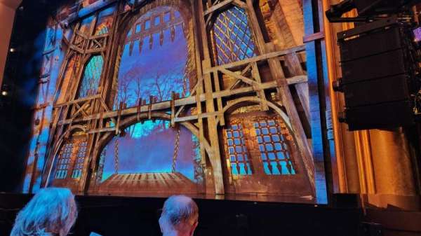 St. James Theatre, section: Orchestra R, row: D, seat: 10