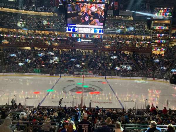 Nationwide Arena, section: C3, row: D, seat: 18