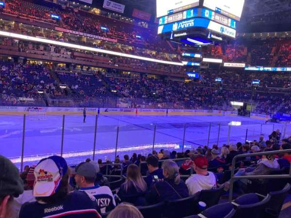 Nationwide Arena, section: 106, row: N, seat: 6